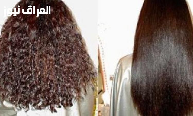 من مطبخك وبمكون واحد فرد الشعر الخشن بخلطة سريعة ومضمونة