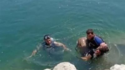 انتشال جثة شخص غرق بنهر النيل في الصف - الخليج الان
