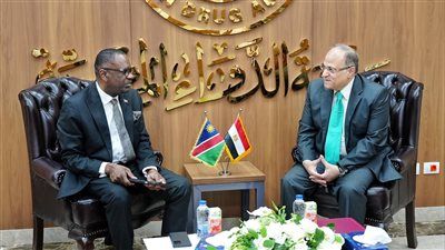 رئيس هيئة الدواء المصرية يبحث مع سفير ناميبيا لدى مصر تعزيز التعاون في تنظيم قطاع الدواء - الخليج الان