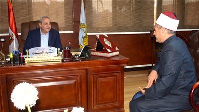 محافظ الغربية يستقبل رئيس المنطقة الأزهرية الجديد ويؤكد: نعتز بدور الأزهر في ترسيخ القيم وتعزيز الهوية الوطنية - الخليج الان