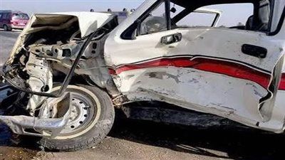 تفاصيل مصرع 2 وإصابة 5 اخرين في حادث تصادم بالمنيا - الخليج الان