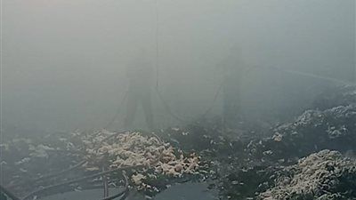 السيطرة على حريق داخل مصنع قطن بالغربية - الخليج الان