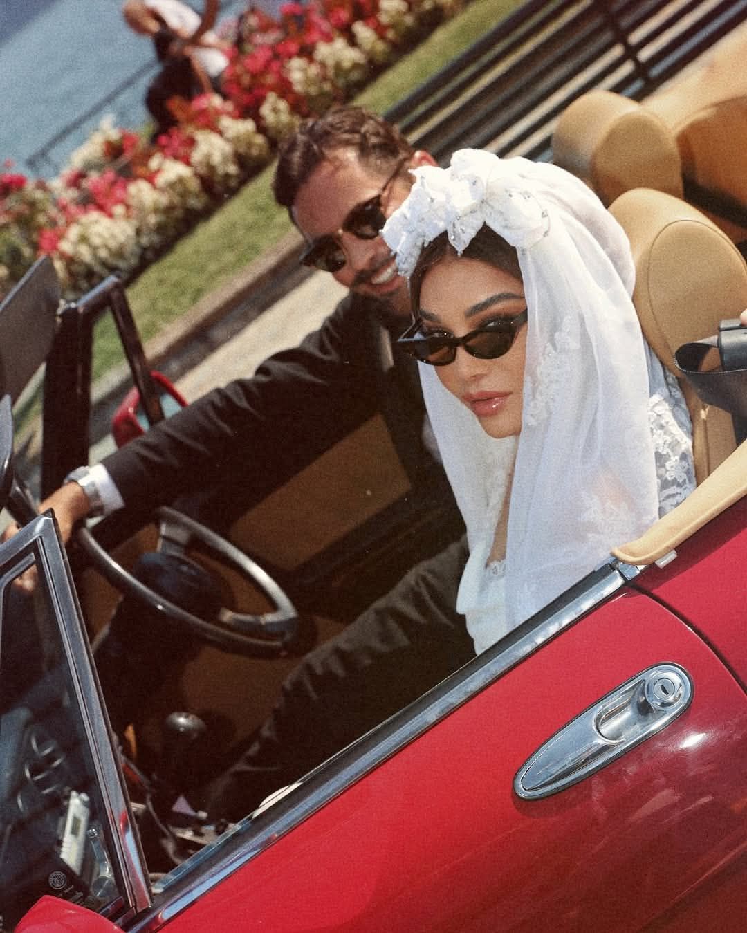 هيفاء وهبي تخطف الأنظار بإطلالة عروس من كواليس كليب توأم حياتي.. صور - الخليج الان