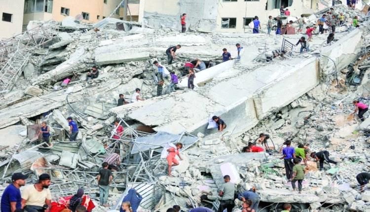 إسرائيل تدك برجاً جديداً في غزة