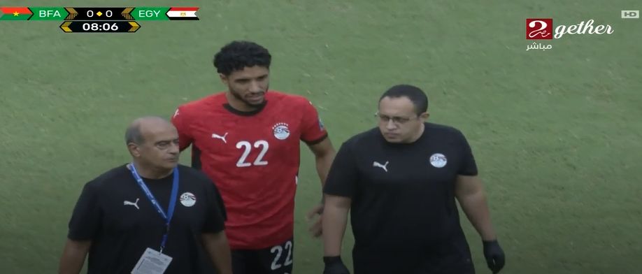 عمر مرموش يغادر مباراة مصر وبوركينا فاسو بسبب الإصابة ومشاركة أسامة فيصل - الخليج الان