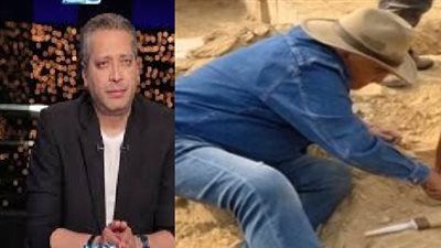 تامر أمين: معانا جوهرة نفيسة اسمها "زاهي حواس" - الخليج الان