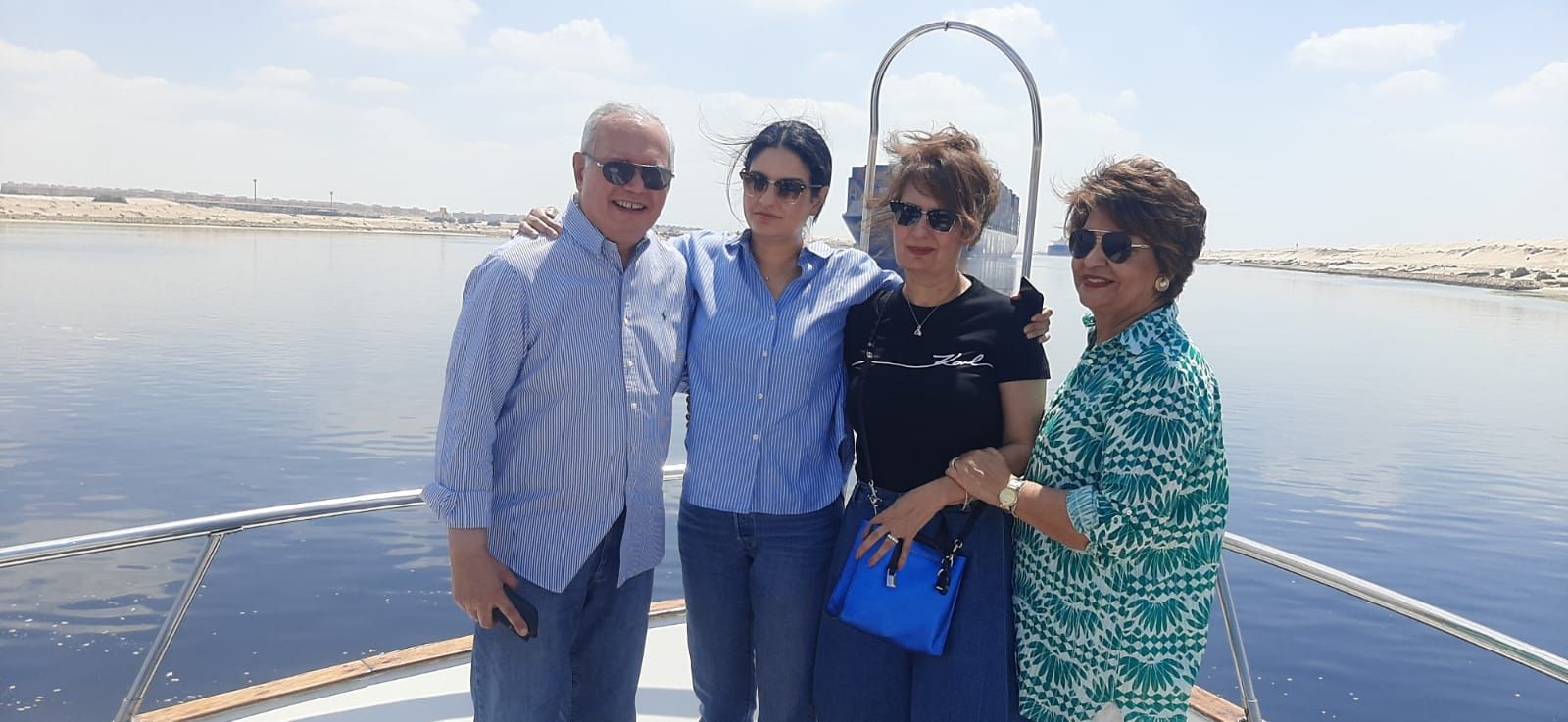 جولة سياحية للسفير محمد العرابي بالإسماعيلية قبل ندوته الثقافية - الخليج الان