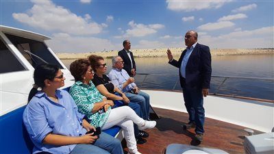 جولة سياحية للسفير محمد العرابي بالإسماعيلية قبل ندوته الثقافية - الخليج الان