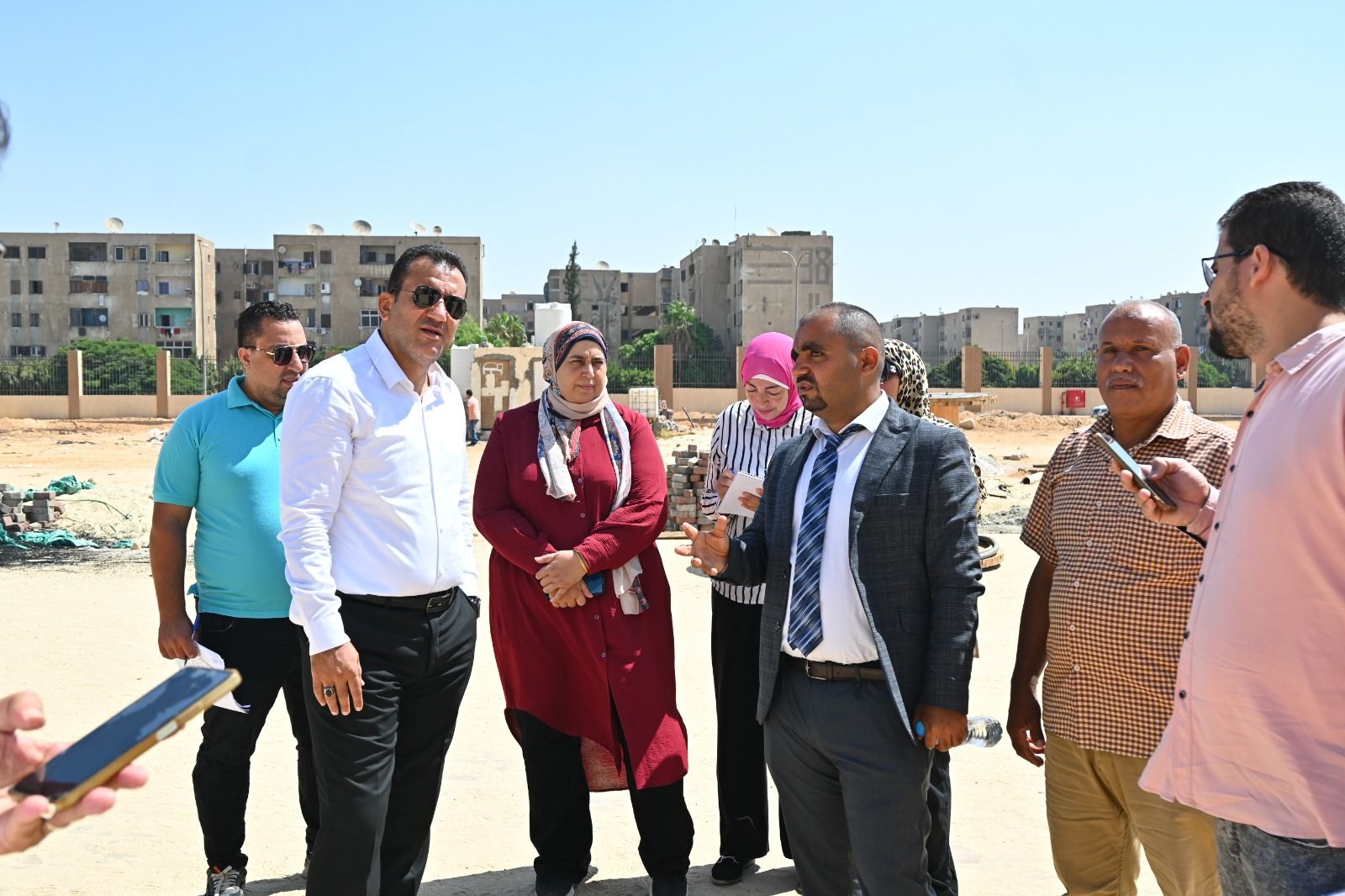 رئيس جهاز العاشر من رمضان: انجزنا ٩٢٪ من مدرسة النيل الدولية - الخليج الان