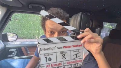 أولى تجاربه السينمائية.. أول ظهور لـ ويجز من كواليس فيلم وتر واحد - الخليج الان