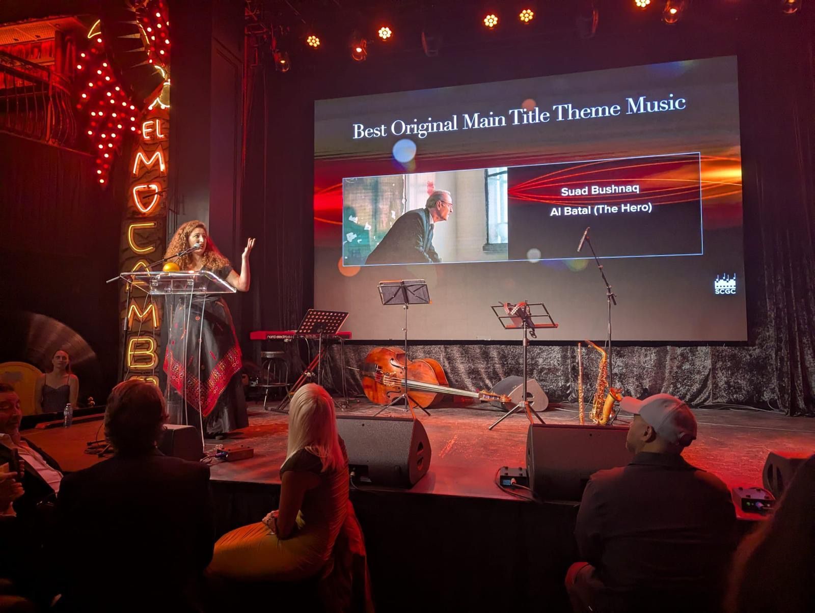 سعاد بشناق تفوز بجائزة الشاشة الكندية لأفضل شارة رئيسية أصلية عن مسلسل البطل - الخليج الان