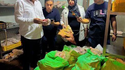 ضبط طن ونصف لحوم فاسدة فى ثلاجة مطعم شهير بطنطا - الخليج الان