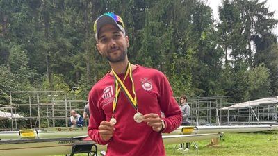 محمد علاء يحصد ذهبية بطولة فيليخ للتجديف بالنمسا - الخليج الان