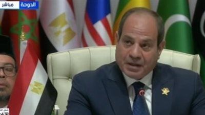 الرئيس السيسي يؤكد رفض مصر لاستهداف وتهجير الفلسطينيين - الخليج الان