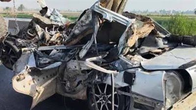 إصابة 4 أشخاص في حادث تصادم بطريق الناصرية بالفيوم - الخليج الان