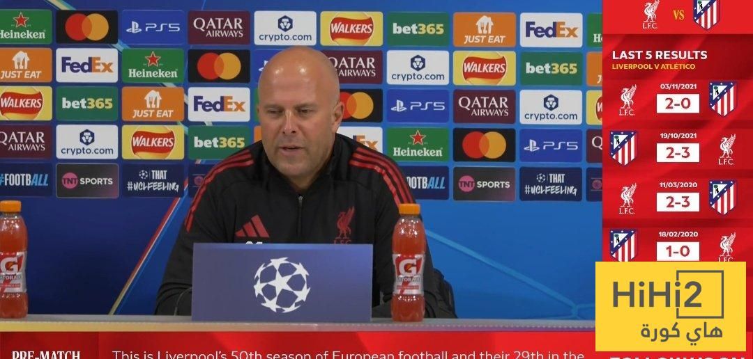 آرني سلوت يسلط الضوء على مواجهة ليفربول ضد باريس