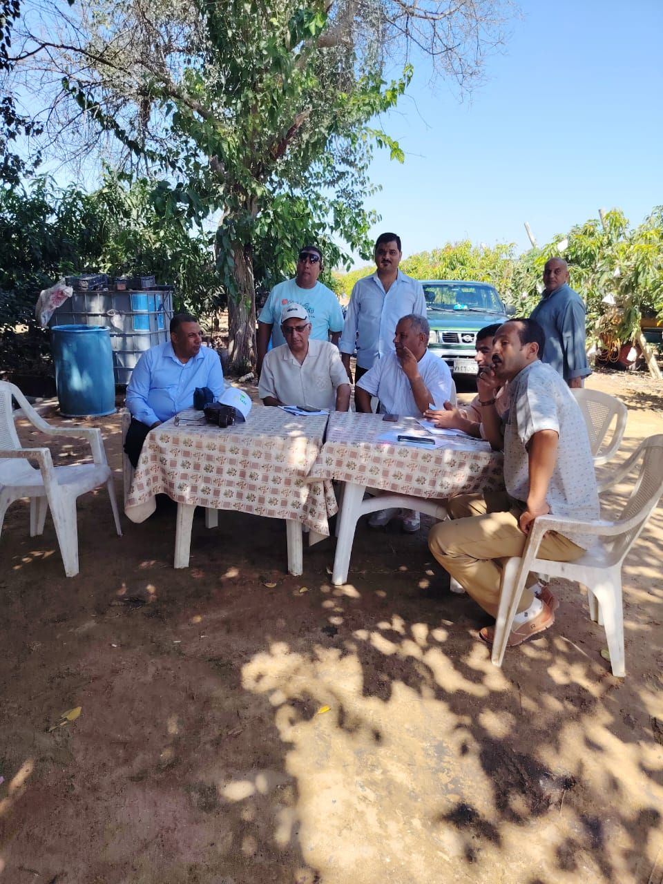 رئيس قطاع استصلاح الأراضي يتفقد جمعيات ومزارع قرى الاستصلاح بالنوبارية - الخليج الان