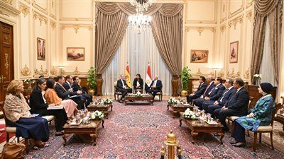 رئيس مجلس النواب يستقبل الملك فيليب السادس ملك أسبانيا - الخليج الان