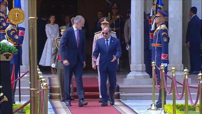 الرئيس السيسي وملك إسبانيا: حلول سياسية لحفظ سيادة الدول ورفض تهجير الفلسطينيين - الخليج الان