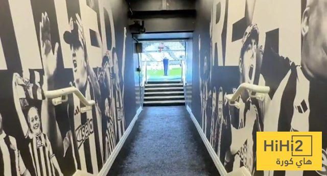 صور.. ملعب نيوكاسل في أتم الجاهزية للقاء برشلونة