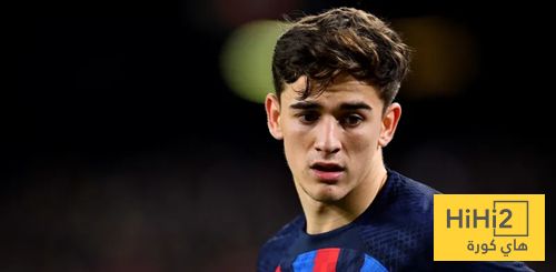 أول مباراة لغافي بعد العودة من الإصابة!