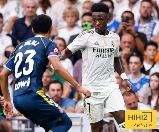 عين على فينيسيوس في مباراة إسبانيول