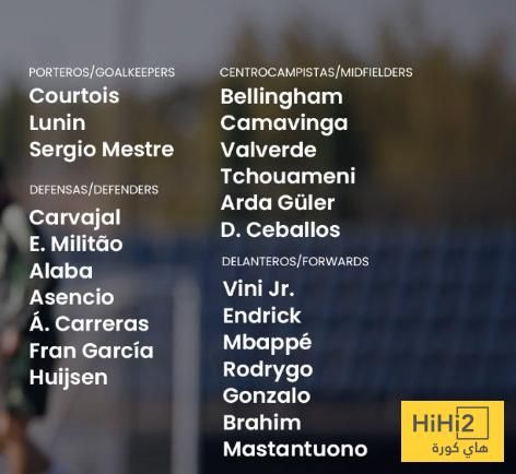 3 غيابات.. قائمة ريال مدريد الرسمية لمواجهة أتلتيكو