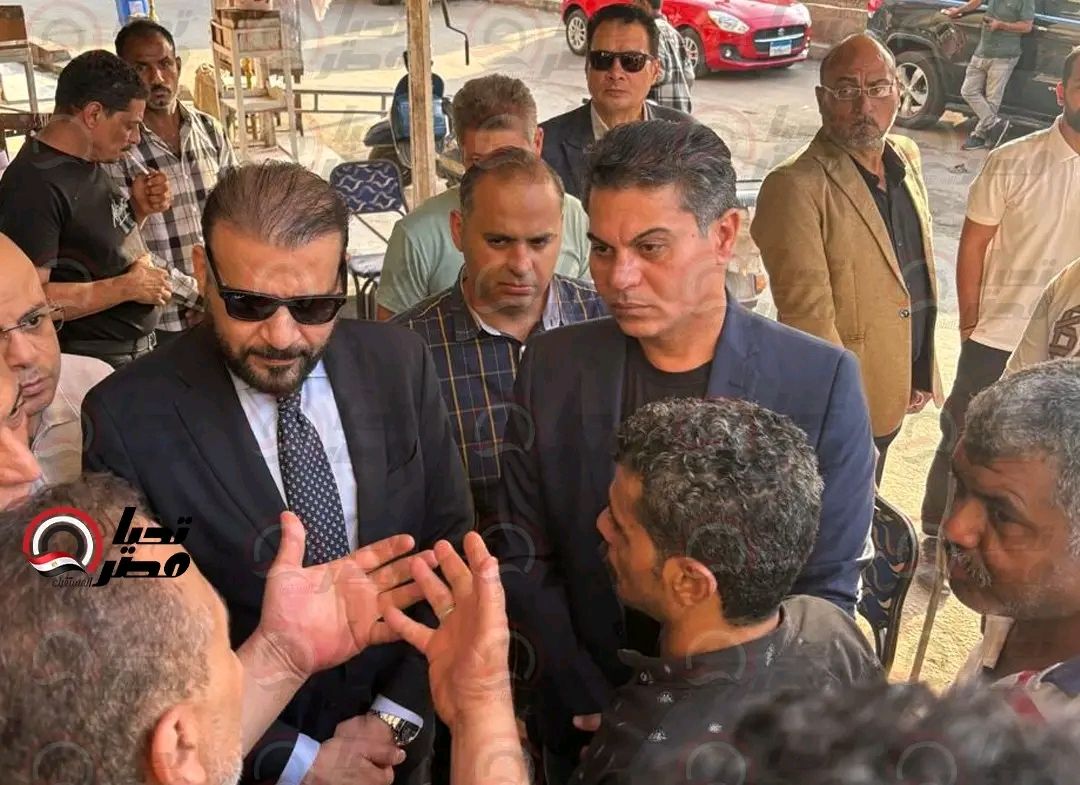 العريبى والبرى نواب مستقبل وطن بالشيوخ يقدمون واجب العزاء فى ضحايا حريق مصنع النسيج بالمحلة - الخليج الان