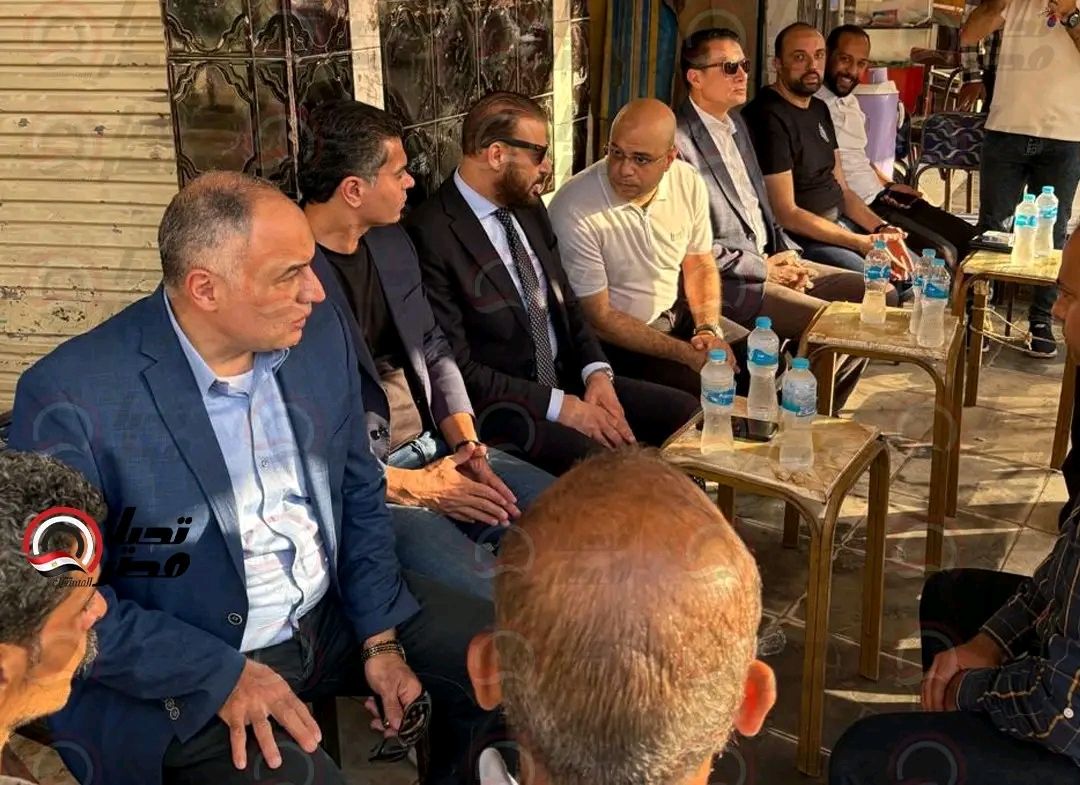 العريبى والبرى نواب مستقبل وطن بالشيوخ يقدمون واجب العزاء فى ضحايا حريق مصنع النسيج بالمحلة - الخليج الان