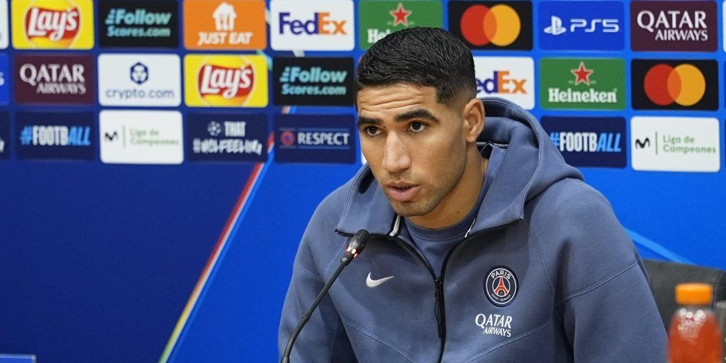 ماذا قال أشرف حكيمي قبل مواجهة برشلونة؟