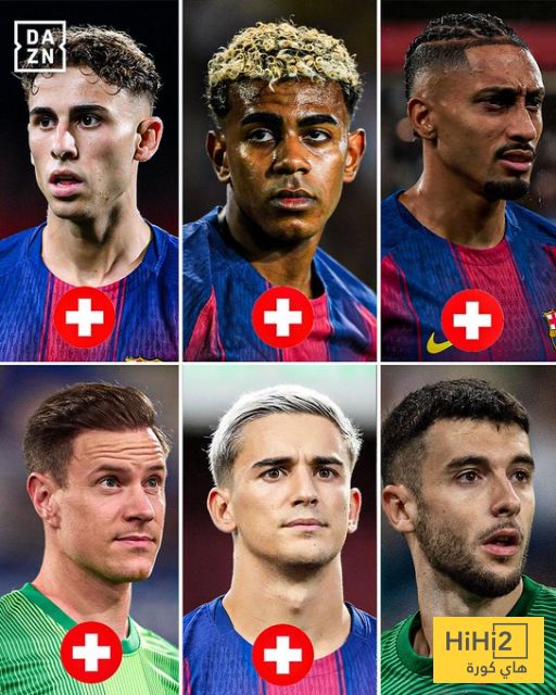 صورة .. مصابو برشلونة الآن