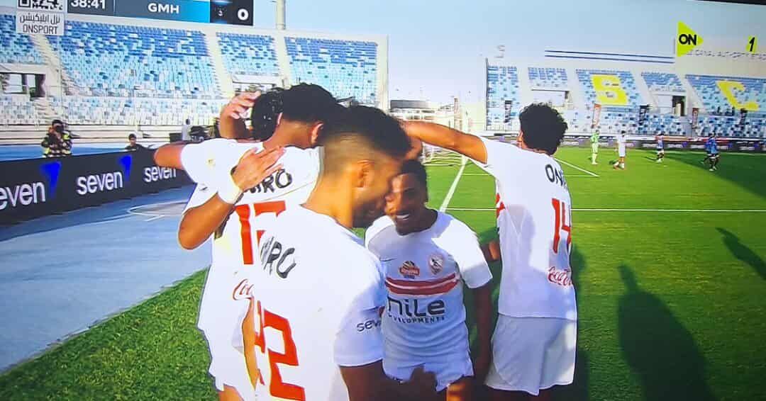 الدوري المصري الممتاز: أحمد ربيع يسجل الهدف الأول للزمالك في مرمى غزل المحلة في الدقيقة 39 - الخليج الان