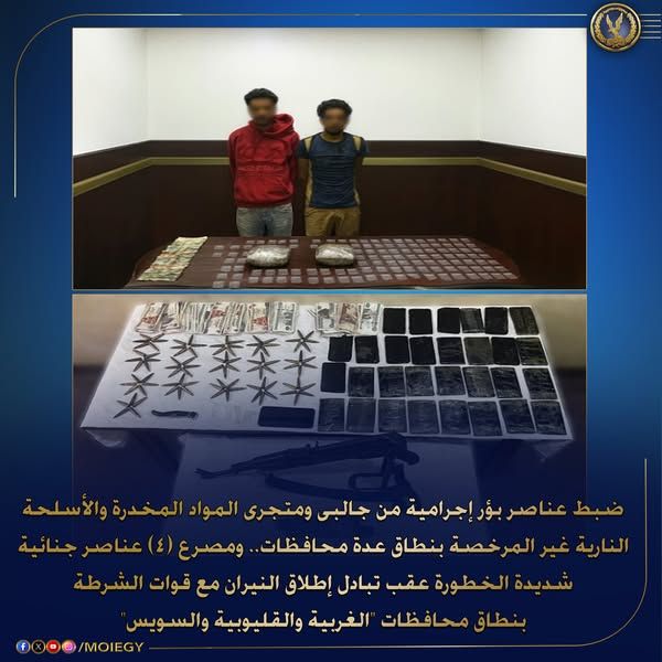 مصرع 4 عناصر جنائية شديدة الخطورة خلال تبادل إطلاق النار مع الشرطة - الخليج الان