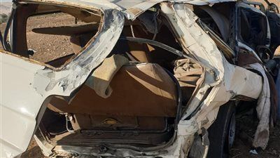 كانوا رايحين المحاضرة.. مصرع وإصابة 14 طالب إثر تصادم سيارتين بطريق جهينة الغربي بسوهاج - الخليج الان