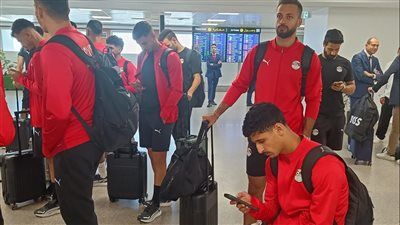 وصول بعثة منتخب مصر المشارك في كأس العرب إلى المغرب - الخليج الان