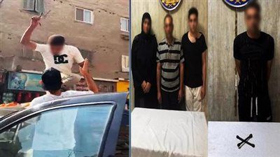 ضبط سائق توك توك تعدى على سائق سيارة بمفتاح في الطالبية - الخليج الان