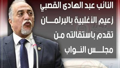 مصدر سياسى يكشف لـ تليجراف الخليج: النائب عبد الهادى القصبى زعيم الأغلبية بالبرلمان تقدم باستقالته من مجلس النواب - الخليج الان
