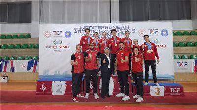 منتخب مصر للجمباز يحصد 7 ميداليات ذهبية في بطولة البحر المتوسط بتركيا - الخليج الان