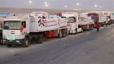 تحرك لافت على الحدود.. القافلة الـ47 تنتظر الإشارة لعبور غزة - الخليج الان
