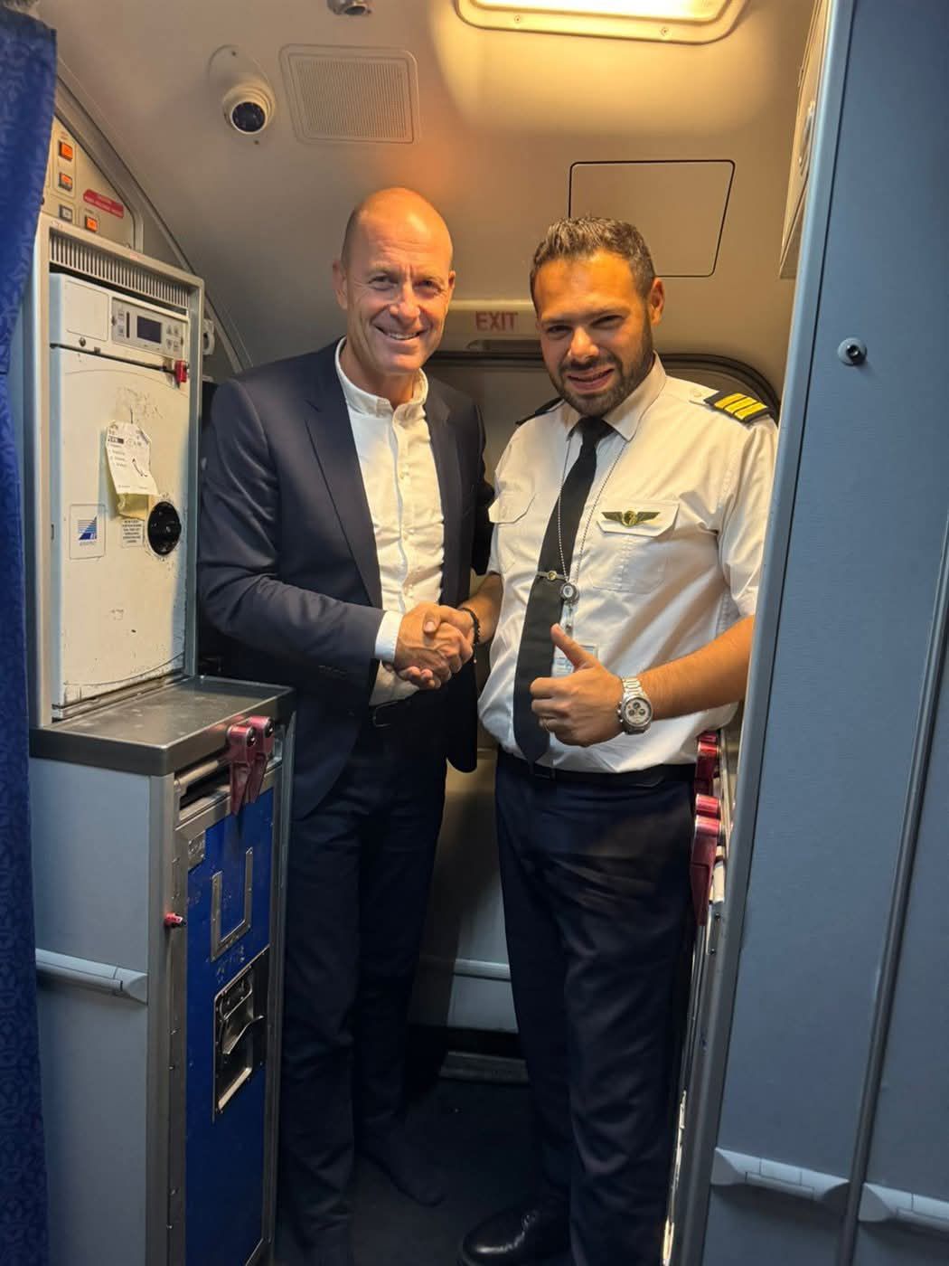 وصول الدنماركي ياس سوروب مدرب الأهلي الجديد إلى القاهرة - الخليج الان