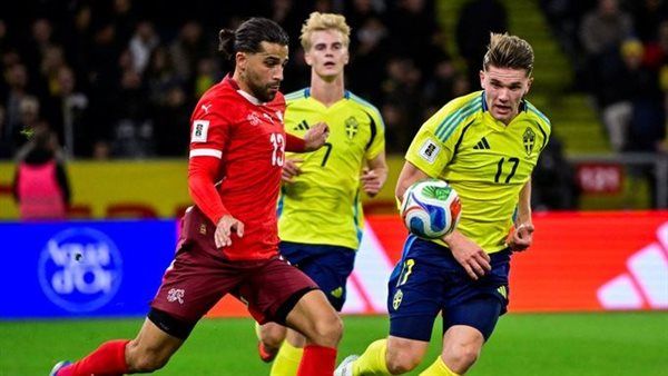 منتخب السويد يخسر من سويسرا بثنائية في تصفيات مونديال 2026.. وبلجيكا تتعادل مع مقدونيا الشمالية
