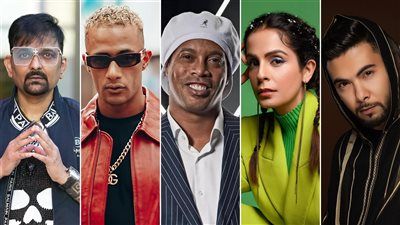 ديو عالمي.. محمد رمضان ومنعم السليماني يجتمعان برونالدينيو ونجوم العالم في يلا حبيبي - الخليج الان