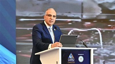 انطلاق فعاليات أسبوع القاهرة الثامن للمياه تحت شعار "حلول مبتكرة للتكيف مع تغير المناخ واستدامة المياه" - الخليج الان