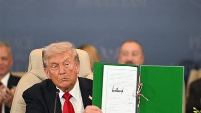 ترمب: الحرب في غزة انتهت.. وآخيرًا لدينا سلام في الشرق الأوسط - الخليج الان