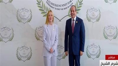 الرئيس عبد الفتاح السيسي يستقبل رئيسة وزراء إيطاليا جورجيا ميلوني - الخليج الان