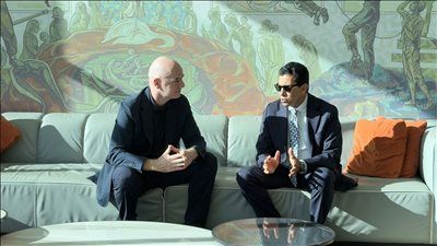 وزير الشباب والرياضة يلتقي إنفانتينو رئيس الاتحاد الدولي لكرة القدم على هامش حضوره مؤتمر السلام بشرم الشيخ - الخليج الان