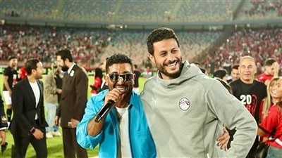 أحمد سعد يشارك صورا جديدة من حفل تأهل المنتخب - الخليج الان