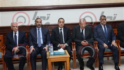 بحضور شيخ الأزهر ورئيس الوزراء.. الوزير محمود فوزي يُعزي المهندس إبراهيم محلب في وفاة شقيقته - الخليج الان