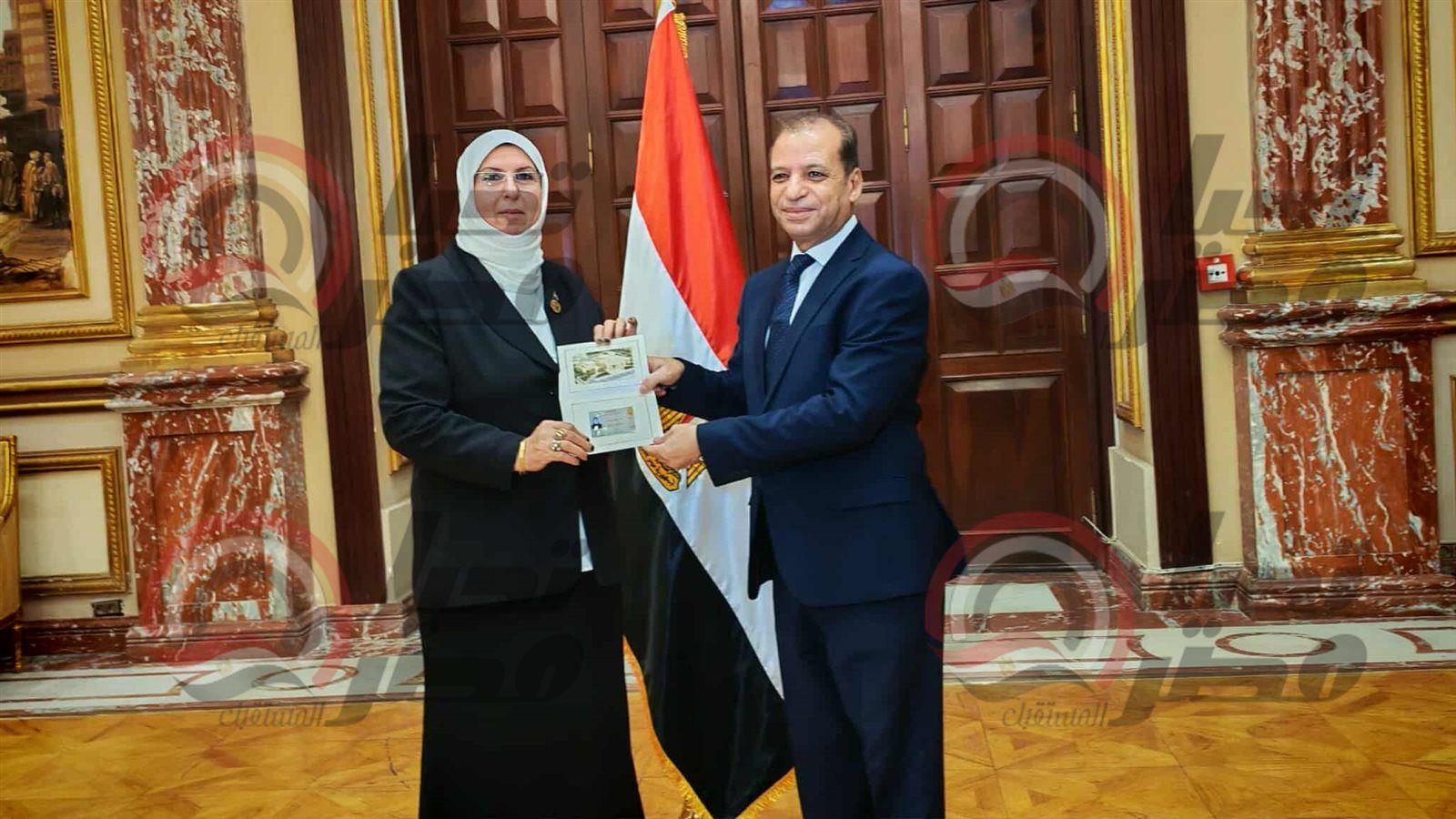 النائبة تيسير محمود تتسلم كارنيه عضوية مجلس الشيوخ 2025..صور - الخليج الان