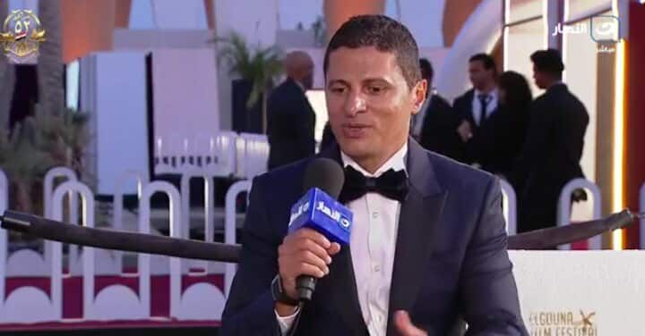 عمرو منسي على هامش افتتاح مهرجان الجونة: كل سنة أصعب من الأول والسنة دي بندعم الشباب والخير - الخليج الان